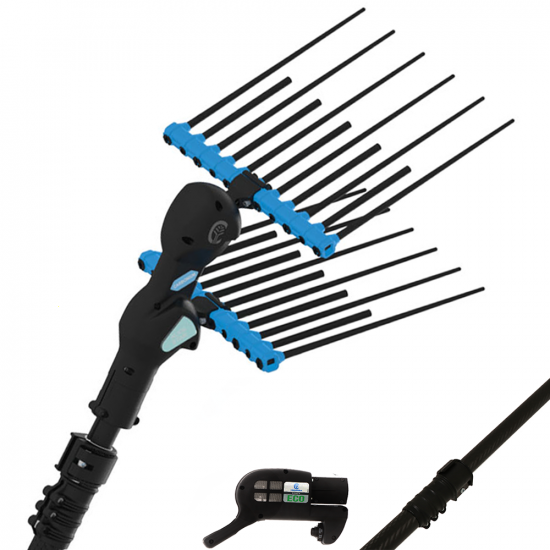 Campagnola Alice STAR ECO  150-220 cm - Elektrischer Olivenru00fcttler - Carbonschaft