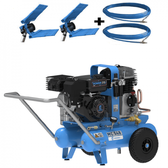 Campagnola MC 548 KIT Motorkompressor 7 PS + 2 pneumatische u00d6livenru00fcttler Tuono Evo
