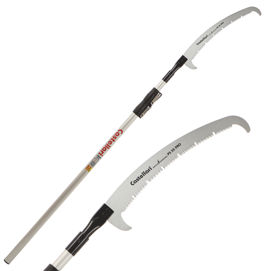 Castellari PS35PRO+AT2,9 - Gestu00e4ngesu00e4ge mit u201eUu201c-Zu00e4hnen auf Aluminiumschaft- 165-335 cm - 35 cm Su00e4geblatt