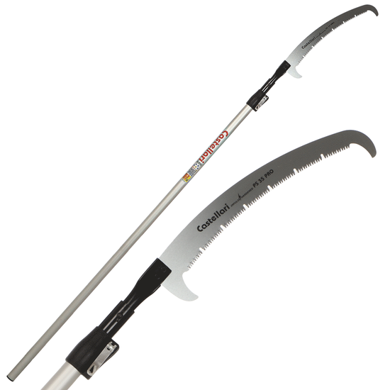 Castellari PS35PRO+AT3 - Gestu00e4ngesu00e4ge mit u201eUu201c-Zu00e4hnen auf Aluminiumstange - 205-320 cm - 35 cm Su00e4geblatt