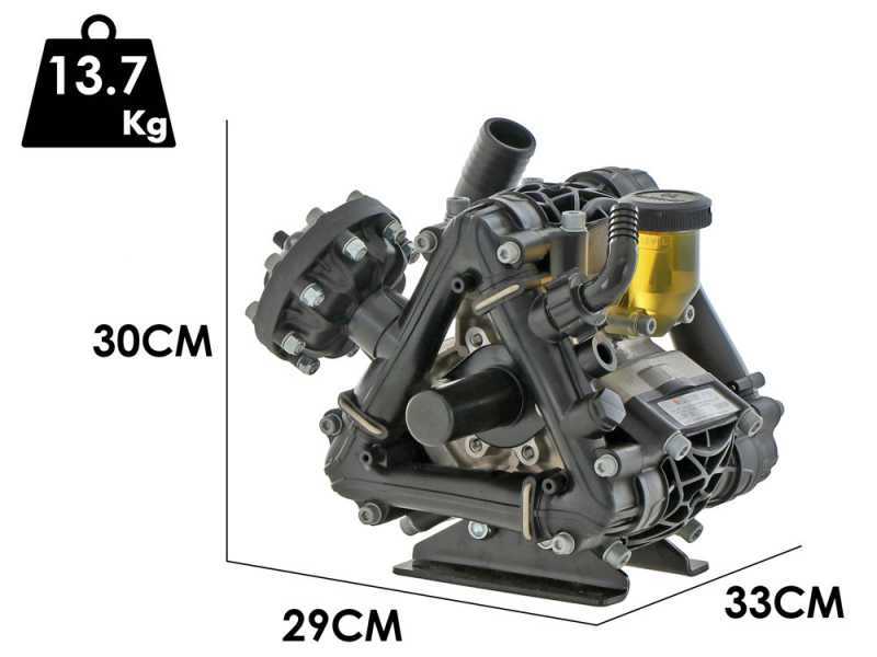 Comet BP 130K - Niederdruck-Membranspru00fchpumpe fu00fcr Traktoren - Version fu00fcr Su00e4uren und chemische Produkte – Bild 2