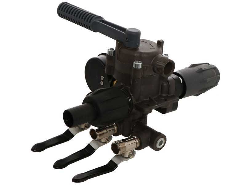 Druckregeleinheit Comet HPR 2 3-Wege 150 l/min Hoch-, Mittel- und Niederdruckregelung
