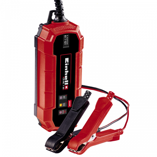 Einhell CE-BC 1 M - 6/12V - Batterie-Ladegeru00e4t mit Erhaltungsladefunktion  - Max 32 Ah