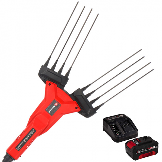 Einhell GE-FS 18/53 - Akku-Oliven-/Obstru00fcttler - Teleskopschaft - 18 V 4 Ah