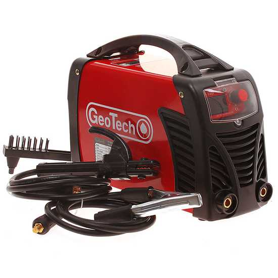 Elektroden-Schweiu00dfgeru00e4t Inverter mit Gleichstrom GeoTech WM-140 F - 140 A - mit Kit MMA