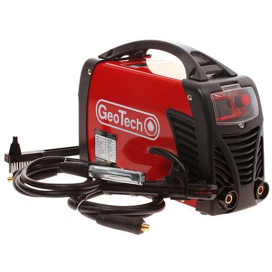 Elektroden-Schweiu00dfgeru00e4t Inverter mit Gleichstrom GeoTech WM-180 F - 180 A - mit Kit MMA