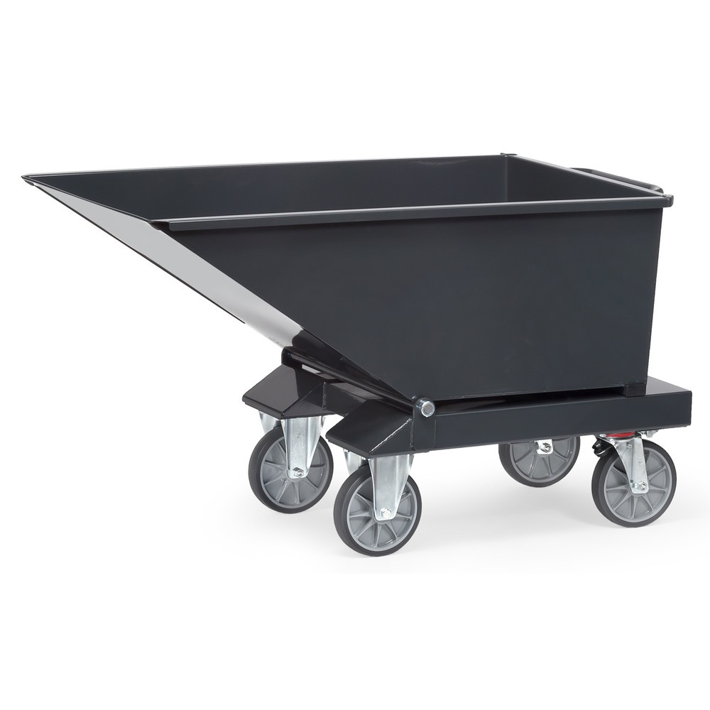 fetra® Muldenkipper mit Rollen