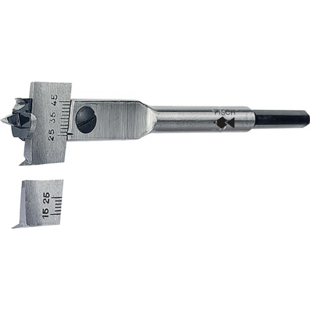 FISCH Zentrumbohrer Type 0500, Schaft 6-kant