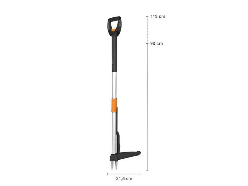Fiskars SmartFit - Teleskop-Unkrautentferner