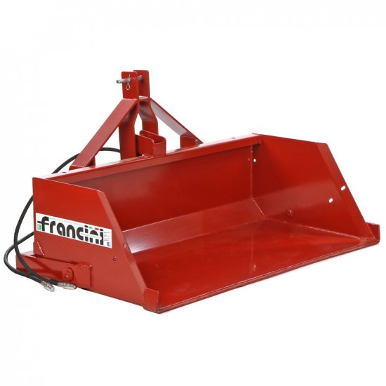 Francini PR 180 - Hydraukische Heckschaufel fu00fcr Traktor - 180 cm - Tragfu00e4higkeit 700Kg