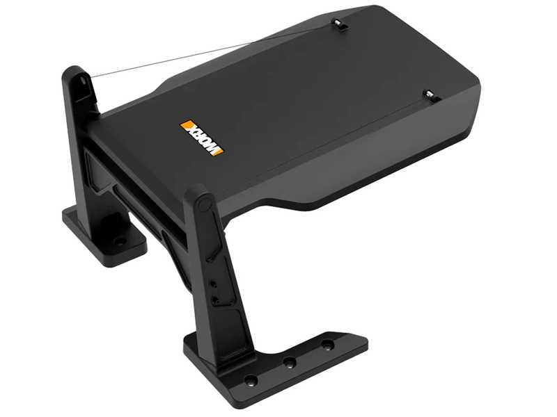 Garage WA0825 fu00fcr Worx Landroid Vision Mu00e4hroboter mit klapparem Dach