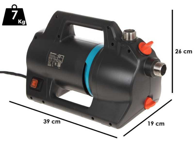 Gardena 4300 Silent - Elektrische selbstansaugende Gartenpumpe - 650 W