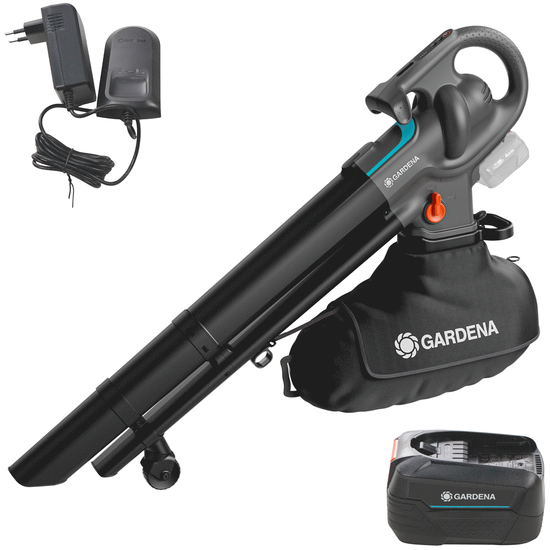 Gardena PowerJet Collect 18 P4A - Akku-Laubblu00e4ser und -sauger - 18V 4Ah