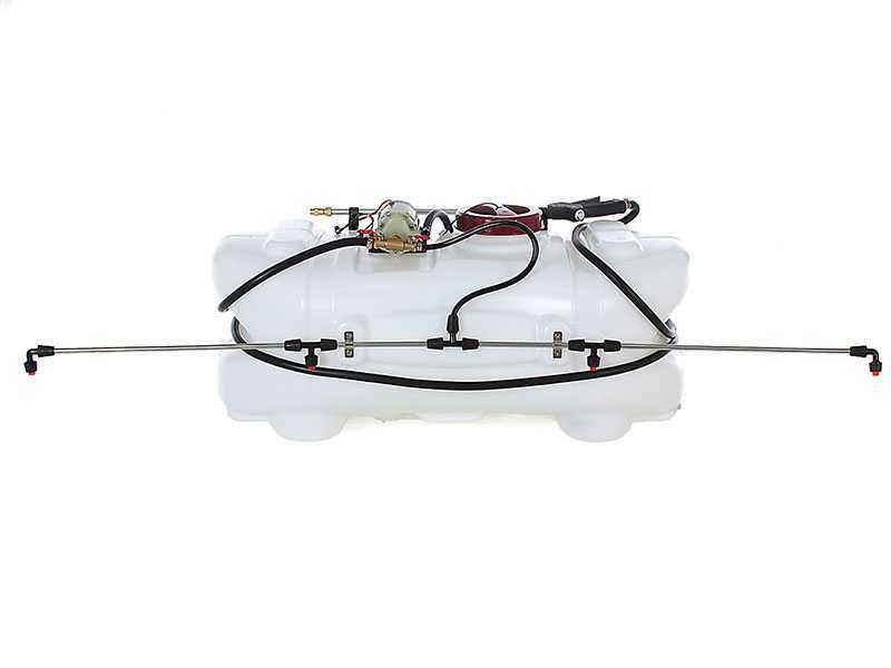 GeoTech CZ100C - Tank fu00fcr Spritzanwendung fu00fcr Rasentraktor - Pumpe 12 V - 100 l