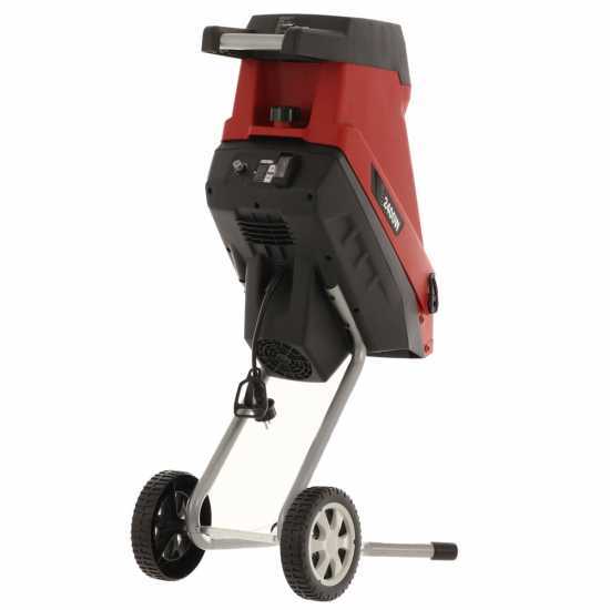 GeoTech ES 2450 BLADES - Elektrischer Hu00e4cksler mit umkehrbaren Messern und Auffangwanne