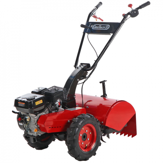 GeoTech MCT 550 EVO - Benzin-Einachsschlepper - Fru00e4sgruppe mit umkehrbarer Rotation