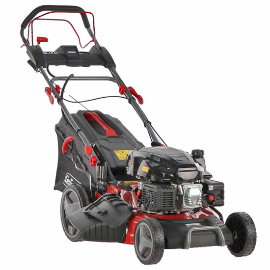 Geotech PRO S53-225 BMSGW ES - Rasenmu00e4her mit Radantrieb 4in 1 - Elektrostarter