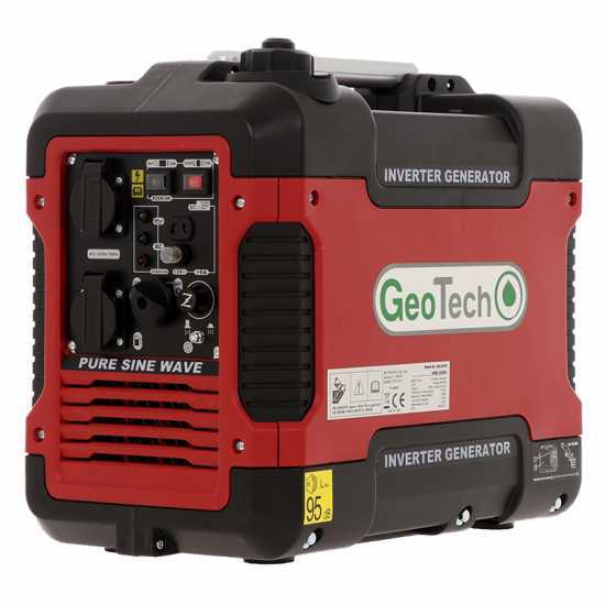 GeoTech SQL2000i - Leiser Inverter-Stromerzeuger 2 kW - Dauerleistung 1.7 kW - 230V