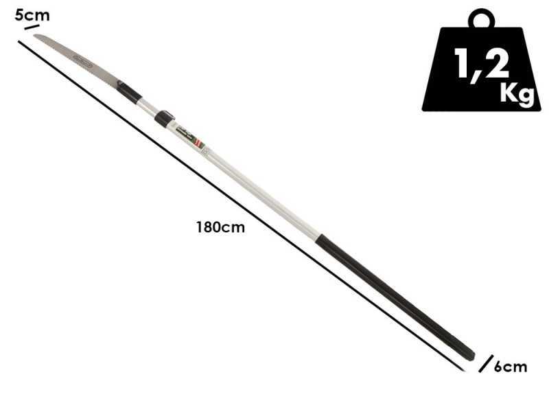 GeoTech ST 300 - Handu00e4ge auf Verlu00e4ngerungsstange - 180-300cm
