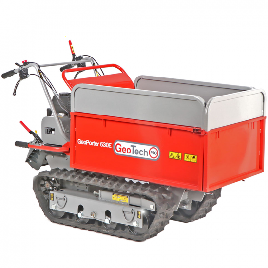 GeotechPro GeoPorter 630E - Raupendumper - ausziehbare Mulde 600 kg