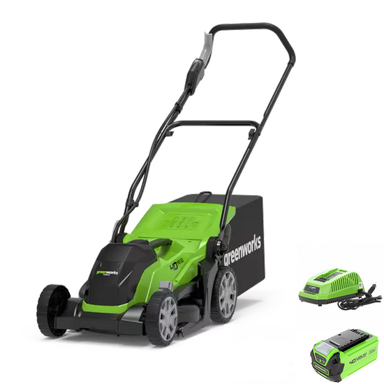 Greenworks G40LM35K2 - Akku Rasenmu00e4her - 40V 2Ah