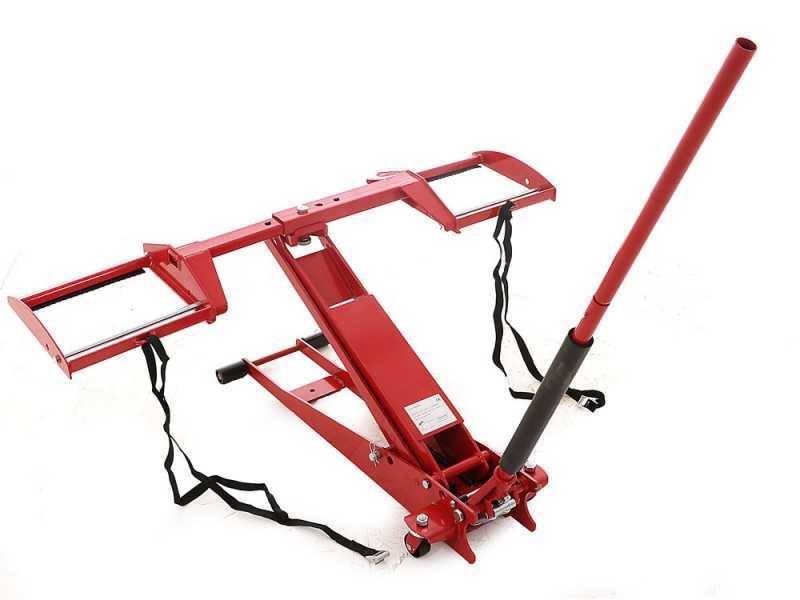 Heber fu00fcr Rasentraktor, Hebevorrichtung, Hebeplattform - max 800 Kg