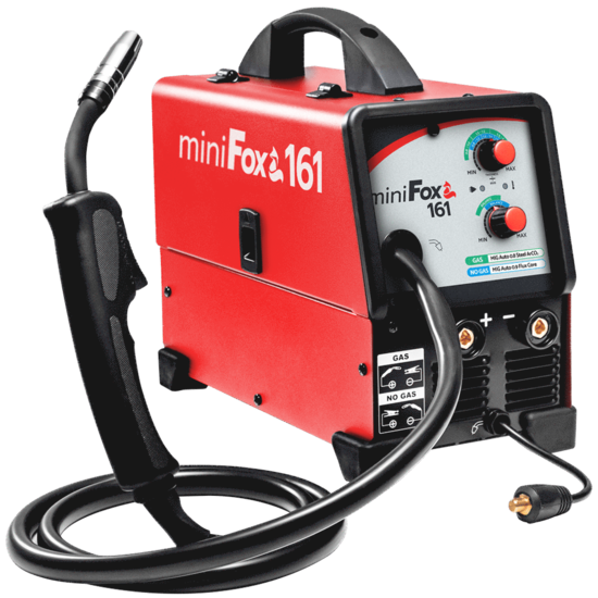 Helvi Mini FOX 161 - Inverter-Schweiu00dfgeru00e4t MIG/MAG mit Gleichstrom (DC)