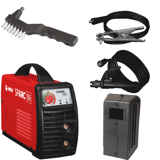 Helvi sparc 186 - Elektroden-Schweiu00dfgeru00e4t MMA - 160 A - ZUBEHu00d6R im Lieferumfang