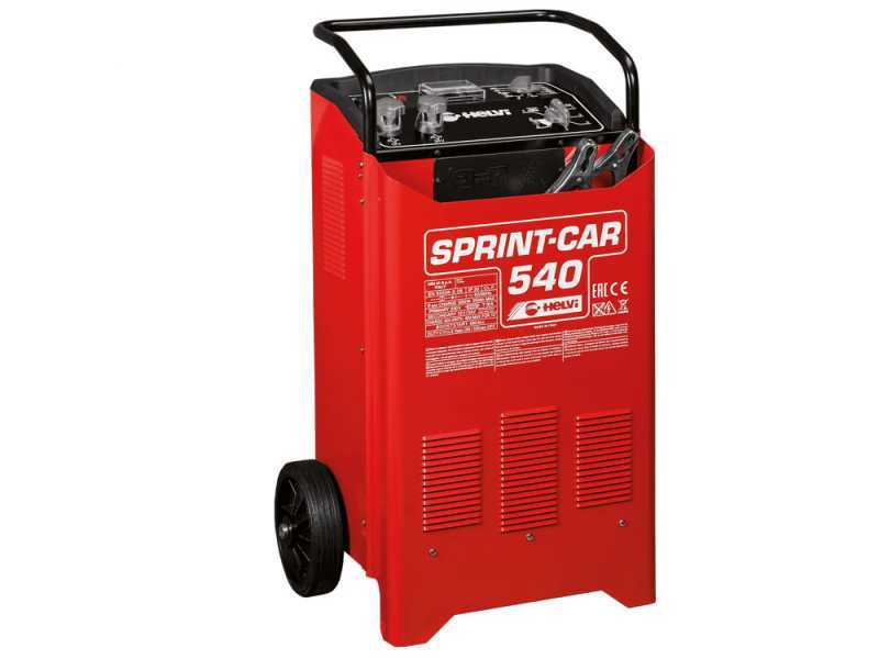 Helvi sprint CAR 540 - Batterieladegeru00e4t und Starter auf Ru00e4dern - 12/24 V
