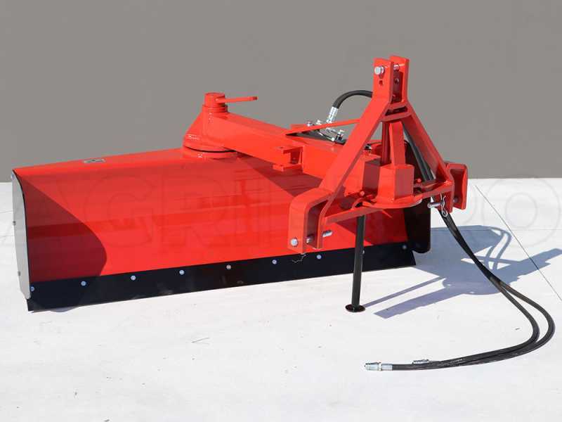 Hydraulisches Planierschild fu00fcr Traktor AgriEuro LLP180 - Schwere Reihe - drehbare Anlaufscheibe und Schaufel