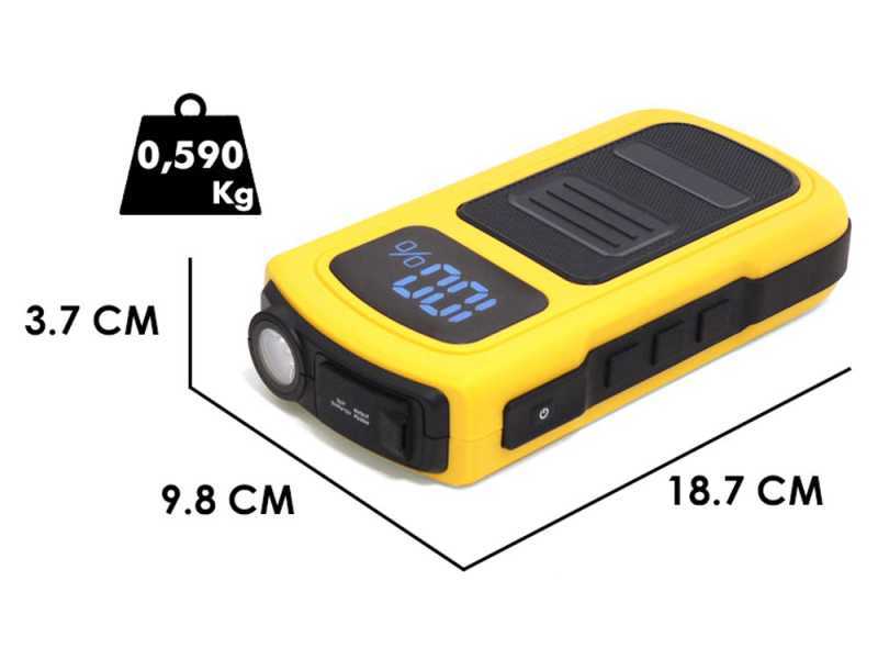 Intec i-Starter 2.9 - Notstarter Batterieladegeru00e4t - 12 V - Powerbank
