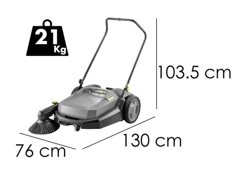 Karcher KM 70/20 C - Handgefu00fchrte Kehrmaschine - mit Fangkorb