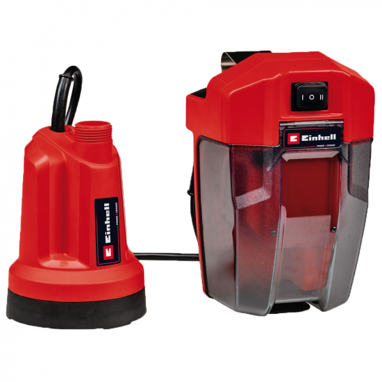 Klarwasserpumpe Einhell GE-SP LL 18 Li -  18V 2,5 Ah und Ladegeru00e4t
