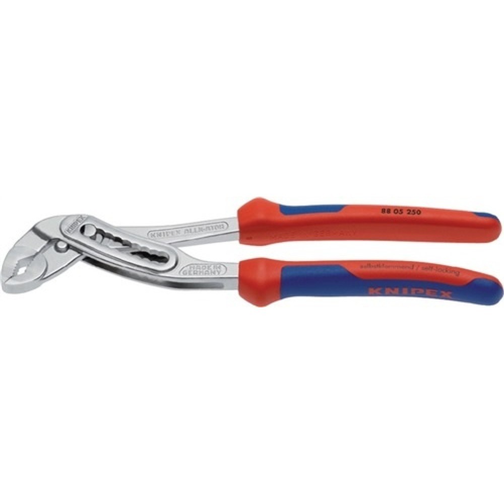 KNIPEX Wasserpumpenzange Alligator® DIN ISO 8976, gezahnt, verchromt