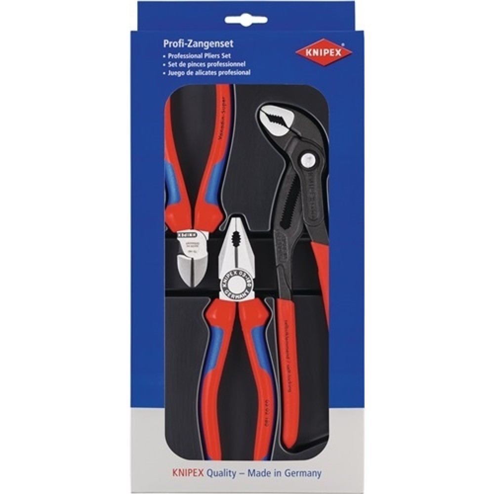KNIPEX Zangensatz Profi-Paket, 3-tlg.