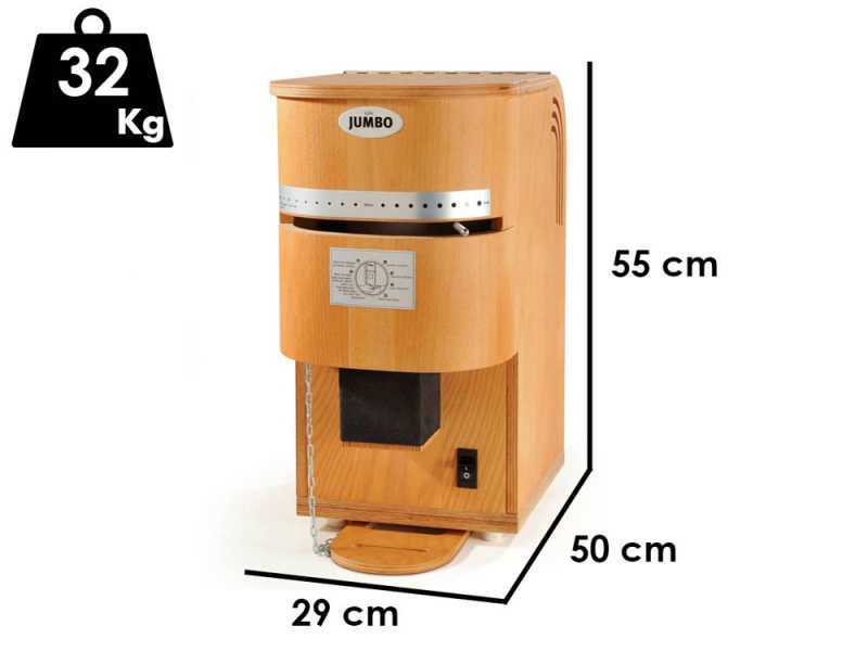 KoMo JUMBO - Getreidemu00fchle fu00fcr Grou00dfku00fcchen aus Buche Multiplex - 750W