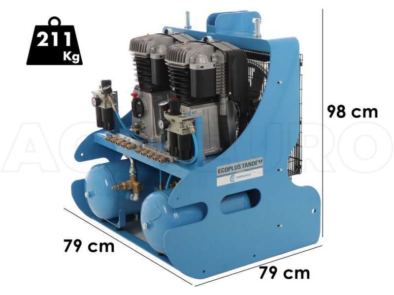 Kompressor fu00fcr Traktoren Campagnola PTO 1700 Tandem