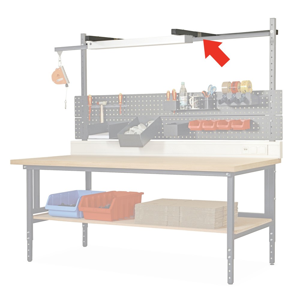 Kragarm für Packtisch Classic und Multiplex