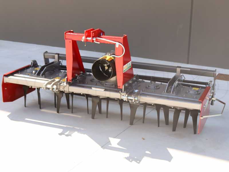 Kreiselegge RH210 - Arbeitsbreite 210 cm - 20 Zinken - mittelschwere Reihe - Ku00e4figwalze