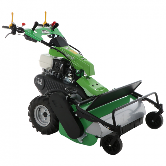 Lampacrescia MGM TTR886 - Schlegelmu00e4her - Zwillingsreifen - Honda GX390 starke Steigungen