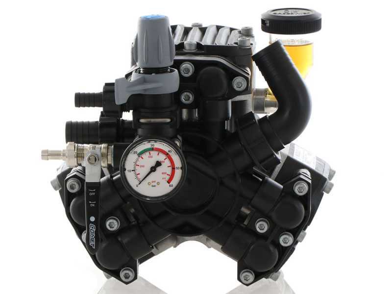Membran-Spru00fchpumpe fu00fcr Traktoren Comet MP55 AENP - Version fu00fcr Su00e4uren und chemische Produkte – Bild 3