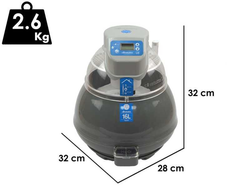 Novital Covatutto 16L Fan - Automatische Brutmaschine fu00fcr Eier