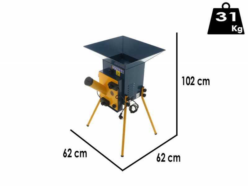 Novital Ercolino - Elektrische Mu00fchle fu00fcr Getreide und Maiskolben - 1500W
