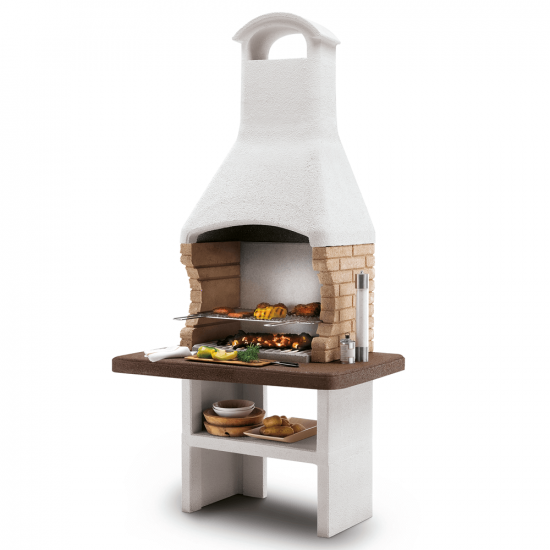 Palazzetti Brest 3 -  Grillkamin fu00fcr Holz und Holzkohle
