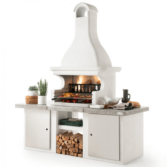 Palazzetti Glasgow 3 - Grillkamin - fu00fcr Brennholz und Holzkohle