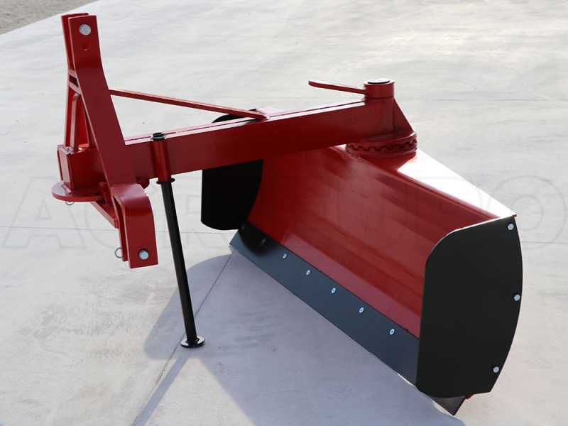 Planierschild fu00fcr Traktor AgriEuro LLP160 - Schwere Reihe - drehbare Anlaufscheibe und Schaufel