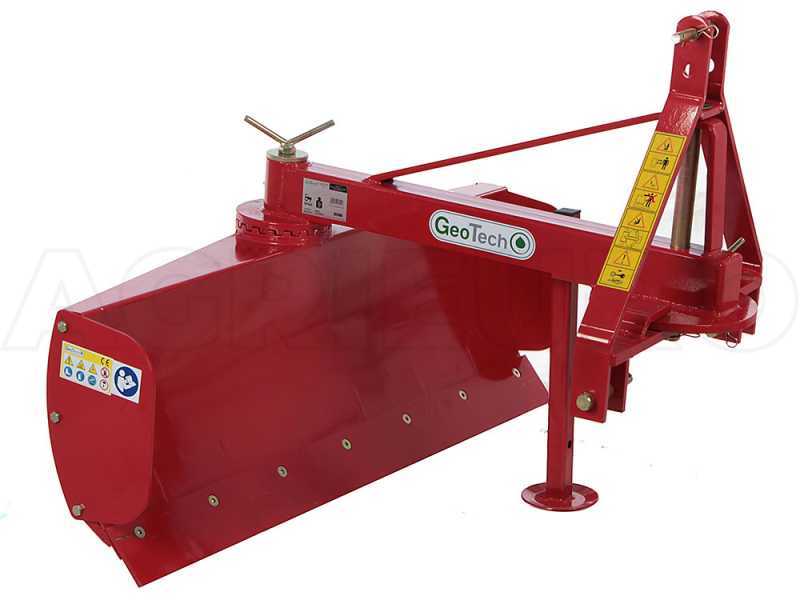 Planierschild fu00fcr Traktor GeoTech DL120 mit Drehung um 360u00b0 - schwenkbar