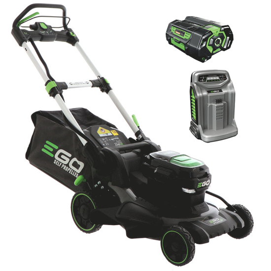 PROMO EGO Akku-Rasenmu00e4her EGO LM2021E-SP - mit 56V 5Ah Akku