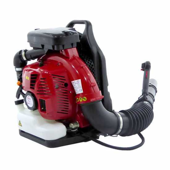 Ru00fcckenlaubblu00e4ser mit Benzinmotor GeoTech BBP 800 mit gepolsterter Ru00fccklehne