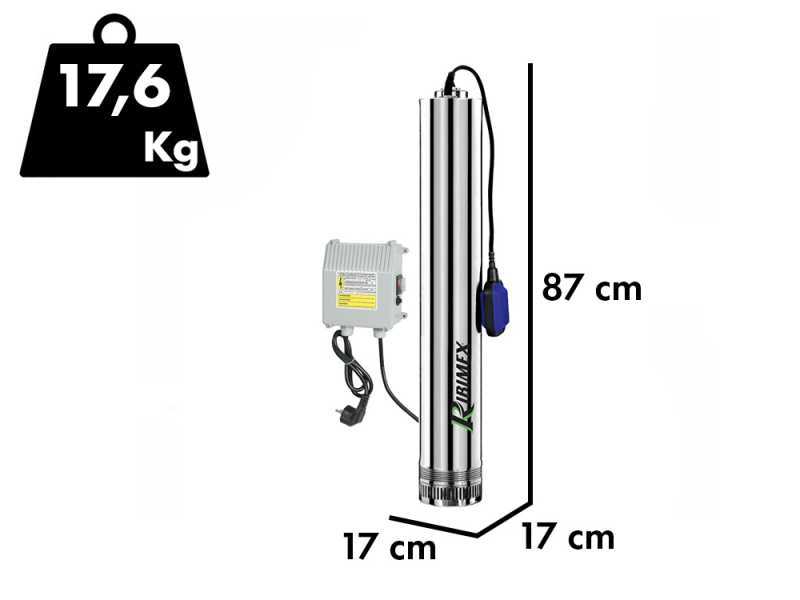 Ribimex PRPVC1101/65F - Tauchpumpe - 1100 W - Klarwasser